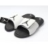 Nike Air Jordan Hydro IV Pantoufle - Autocollants magiques Sandals Noir/Blanche Pas Cher Pour Homme