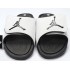Nike Air Jordan Hydro IV Pantoufle - Autocollants magiques Sandals Noir/Blanche Pas Cher Pour Homme