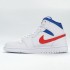 Air Jordan 1 Retro Mid 2021 - Chaussure Nike Baskets Jordan Pas Cher Pour Homme BQ6472-164 Blanc Orange