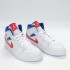 Air Jordan 1 Retro Mid 2021 - Chaussure Nike Baskets Jordan Pas Cher Pour Homme BQ6472-164 Blanc Orange