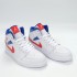 Air Jordan 1 Retro Mid 2021 - Chaussure Nike Baskets Jordan Pas Cher Pour Homme BQ6472-164 Blanc Orange