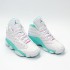 Air Jordan 13 Retro 439358-100 Aurora Green Chaussures Jordan Basket Pas Cher Pour Femme