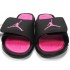 2021 Air Jordan Hydro IV - Nike Jordan Claquette/Sandals Noire Pink Pour Femme