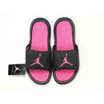 2021 Air Jordan Hydro IV - Nike Jordan Claquette/Sandals Noire Pink Pour Femme