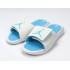 Nike Air Jordan Hydro IV Pantoufle - Autocollants magiques Sandals Bleu/Blanches Pas Cher Pour Homme