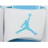 Nike Air Jordan Hydro IV Pantoufle - Autocollants magiques Sandals Bleu/Blanches Pas Cher Pour Homme