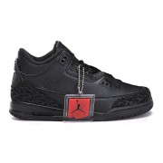 Air Jordan 3 Retro - Basket Jordan Pas Cher Chaussure Pour Petit Garcon Noir