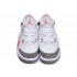 Air Jordan 3 Retro - Basket Jordan Pas Cher Chaussure Pour Petit Garcon Noir/Blanc/Rouge