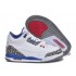 Air Jordan 3 Retro - Basket Jordan Pas Cher Chaussure Pour Petit Garcon Blanc/Gris