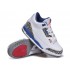 Air Jordan 3 Retro - Basket Jordan Pas Cher Chaussure Pour Petit Garcon Blanc/Gris