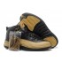 Air Jordan 12 Retro Chaussures Jordan Basket Pour Homme Noir/Or