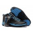 Air Jordan 12 Retro Chaussures Jordan Basket Pour Homme Noir/Bleu