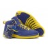 Air Jordan 12 Retro Chaussures Jordan Basket Pour Homme Bleu/Jaune