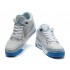 Air Jordan 3 Retro - Basket Jordan Pas Cher Chaussure Pour Femme Blanc/Bleu