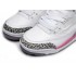 Air Jordan 3 Retro - Basket Jordan Pas Cher Chaussure Pour Femme/Fille Blanc/Pink