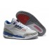 Air Jordan 3 Retro - Basket Jordan Pas Cher Chaussure Pour Femme Blanc/Bleu/Rouge