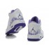 Air Jordan 3 Retro - Basket Jordan Pas Cher Chaussure Pour Femme/Fille Blanc/Violet