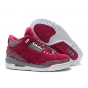 Air Jordan 3 Retro - Jordan Basket Pas Cher Chaussure Pour Femme Anti-fourrure/Rose