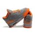 Air Jordan 3 Retro - Jordan Basket Pas Cher Chaussure Pour Femme Anti-fourrure/Gris/Orange