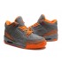 Air Jordan 3 Retro - Jordan Basket Pas Cher Chaussure Pour Femme Anti-fourrure/Gris/Orange