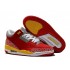 Air Jordan 3 Retro - Basket Jordan Chaussures Pas Cher Pour Homme Rouge/Gris/Jaune