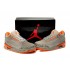 Air Jordan 3 Retro - Basket Jordan Anti-Fourrure Chaussures Pas Cher Pour Homme Gris/Orange