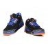 Air Jordan 3 Retro - Basket Jordan Anti-Fourrure Chaussures Pas Cher Pour Homme Noir/Bleu/Orange