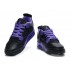 Air Jordan 4 Retro - Basket Jordan Chaussures Pas Cher Pour Femme Noir/Violet