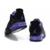 Air Jordan 4 Retro - Basket Jordan Chaussures Pas Cher Pour Femme Noir/Violet