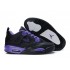 Air Jordan 4 Retro - Basket Jordan Chaussures Pas Cher Pour Femme Noir/Violet