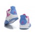 Air Jordan 4 Retro - Basket Jordan Chaussures Pas Cher Pour Femme Blanc/Bleu/Pink