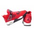 Air Jordan 4 Retro Anti-Fourrure Chaussures Jordan Pas Cher Pour Femme Rouge/Gris/Noir