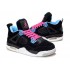 Air Jordan 4 Retro Anti-Fourrure Chaussures Jordan Pas Cher Pour Femme Noir/Pink/Blanc