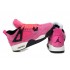 Air Jordan 4 Retro Anti-Fourrure Chaussures Jordan Pas Cher Pour Femme Pink/Noir