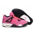 Air Jordan 4 Retro Anti-Fourrure Chaussures Jordan Pas Cher Pour Femme Pink/Noir