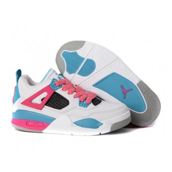 Air Jordan 4/IV Retro PS 2013 - Chaussures Nike Jordan Baskets Pas Cher Pour Petit Fille