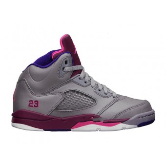 Air Jordan V(5) Retro 2013 PS - Chaussure Baskets Jordan Pas Cher Pour Petit Fille