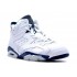 Air Jordan 6 Rétro Blanc Marine Midnight136038-141