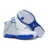 Air Jordan 18 Blanc / Sport royale 305869-101