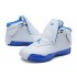 Air Jordan 18 Blanc / Sport royale 305869-101