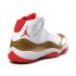 Air Jordan 11/XI Retro TWO RINGS Chaussures Pour Homme Blanc/Or(378037-PE1)