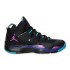 Jordan Super.Fly 2/II GS - Chaussure Baskets Nike Air Jordan Pas Cher Pour Femme/Enfant Bleu Noir