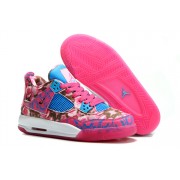 2014 Air Jordan 4 Retro Femme chaussures en édition limitée rose 36-40