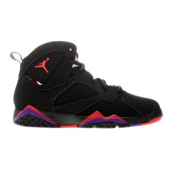 Air Jordan 7 Retro Chaussures Pour Femme Noir Rouge Violet Chaussures Jordan