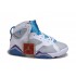 Air Jordan 7 Retro Chaussures Pour Femme Blanc/Gris/Bleu jordan 7 bordeaux