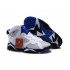 Air Jordan 7 Retro Chaussures Pour Femme Blanc/Noie/Bleu Jordan Femme France