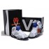 Air Jordan 7 Retro Chaussures Pour Femme Blanc/Noie/Bleu Jordan Femme France