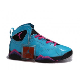 Air Jordan 7 Retro Chaussures Pour Femme Bleu/Noir/Rose air jordan 7 raptor