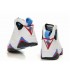 Air Jordan 7 Retro Chaussures Pour Femme Blanc/Noir/Bleu Chaussures Jordan Femme